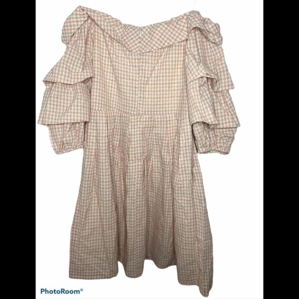 Chriselle x J.O.A. Tiered Sleeve Minidress medium - Picture 3 of 6